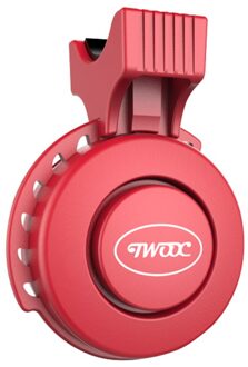 Mtb Weg Mountainbike Elektronische Hoorn Usb Oplaadbare Elektrische Scooter Fiets Stuur Sound Alarm Ring Bell Rood