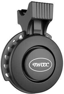 Mtb Weg Mountainbike Elektronische Hoorn Usb Oplaadbare Elektrische Scooter Fiets Stuur Sound Alarm Ring Bell zwart