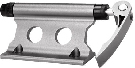 Mtb Weg Mountainbike Voorvork Standhouder Draagbare Fiets Quick Release Vaste Klem Voor Auto Travelling Rijden Levert zilver