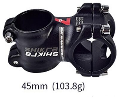 Mtb Xc Am Fiets Stuurpen 31.8Mm * 35/45/55/65/70/80/90/100/110Mm 7 Graden Mountain Racefiets Stuurpen Fietsonderdelen 45mm