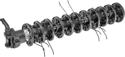 MTD Set met veren 30cm