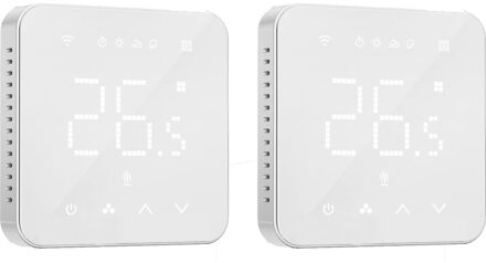 MTS200W Smart Wi-Fi Thermostat for Boiler/Water Heating System, 2 stuks Verwarmingsthermostaat