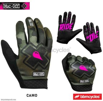 Muc Off Moto Handschoenen Top Mountainbike Mx Handschoen Roze Moto Rcycle Handschoenen Top Moto Cross Handschoen Mannen Bmx handschoen Donkergrijs / M