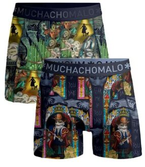 Muchachomalo 2 stuks Puss Boots Wizard Oz Boxer Versch.kleure/Patroon - Small,Medium,X-Large,XX-Large