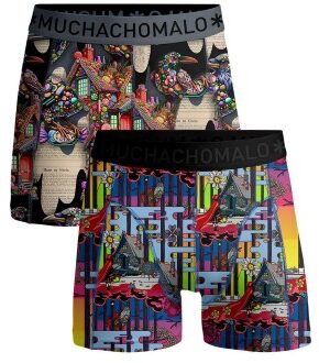 Muchachomalo 2 stuks Red Riding Hood Hansel Boxer Versch.kleure/Patroon - Medium,Large,XX-Large