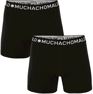 Muchachomalo Basiscollectie Jongens Boxershorts - 2 pack - Zwart - 146/152