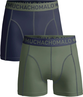 Muchachomalo Boxers IV 2-pack Heren - Groen-Blauw - S