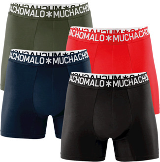 Muchachomalo boxershort (set van 4) Zwart - 7 (XL)