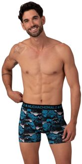 Muchachomalo Boxershorts 3-Pack Africa Blauw - M,L,XL,XXL