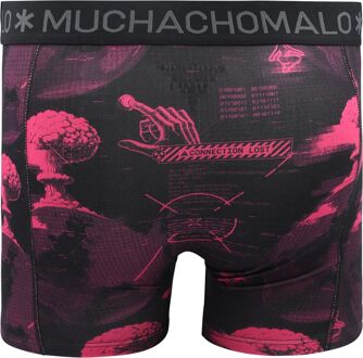 Muchachomalo Boxershorts 3-Pack Binary Zwart - 3XL,L,XL,XXL