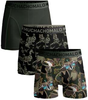 Muchachomalo Boxershorts 3-Pack Man Duck Groen - M,XL,XXL