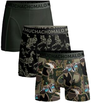 Muchachomalo Boxershorts 3-Pack Man Duck Groen - M,XXL