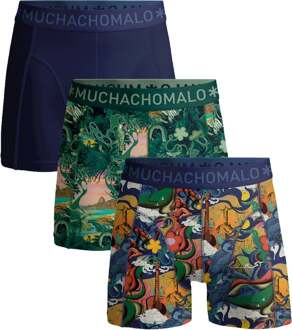Muchachomalo Boxershorts 3-Pack Rio Donkerblauw - L,M,XL,XXL