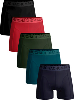 Muchachomalo boxershorts 5-pack solid light cotton