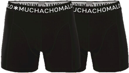 Muchachomalo Boxershorts basic02 black 2-p Zwart - L