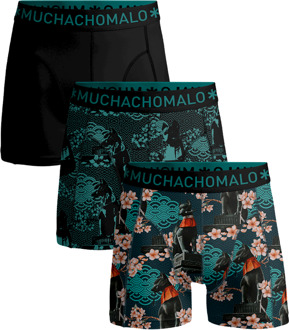 Muchachomalo Boxershorts Inari Fox 3-pack Print/Solid-L