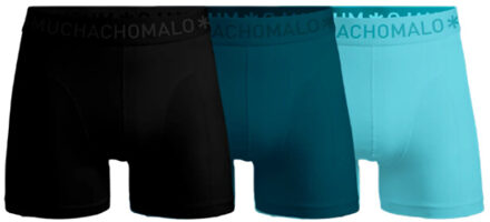 Muchachomalo Boys 3-pack boxer shorts solid Veelkleurig - 122/128