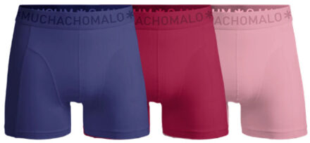 Muchachomalo Boys 3-pack boxer shorts solid Veelkleurig - 176