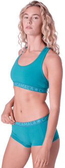 Muchachomalo Dames 1-pack racerback effen - maat L Groen