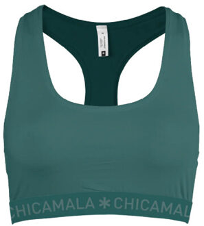 Muchachomalo Dames 1-pack racerback effen - maat L Veelkleurig