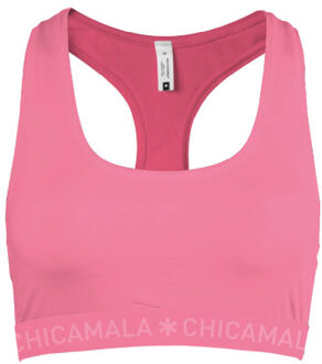 Muchachomalo Dames 1-pack racerback effen - maat L Veelkleurig