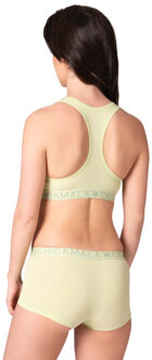 Muchachomalo Dames 1-pack racerback effen - maat M Groen