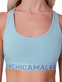 Muchachomalo Dames 1-pack racerback effen - maat S Groen
