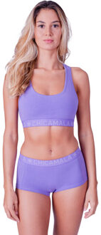 Muchachomalo Dames 1-pack racerback effen - maat S Veelkleurig