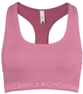 Muchachomalo Dames 1-pack racerback effen - maat S Veelkleurig