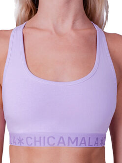 Muchachomalo Dames 1-pack racerback effen - maat XL Veelkleurig