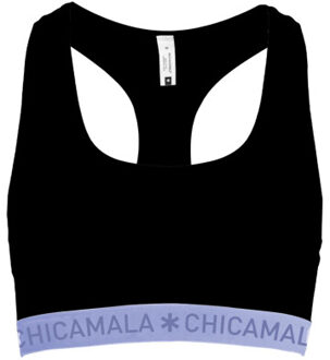 Muchachomalo Dames 1-pack racerback effen Zwart - XL