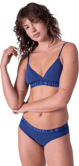 Muchachomalo Dames 1-pack triangle top - maat L Blauw