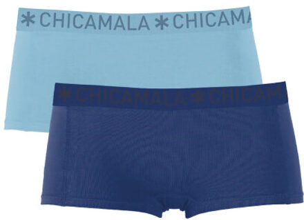 Muchachomalo Dames 2-pack boxershorts Blauw - M