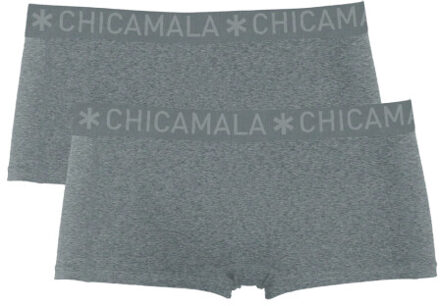 Muchachomalo Dames 2-pack boxershorts Grijs - L