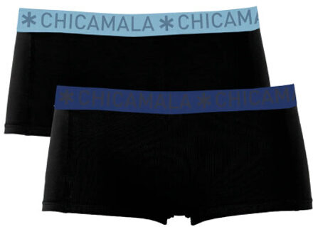 Muchachomalo Dames 2-pack boxershorts - maat L Zwart