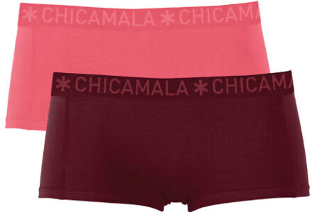 Muchachomalo Dames 2-pack boxershorts Rood - XL
