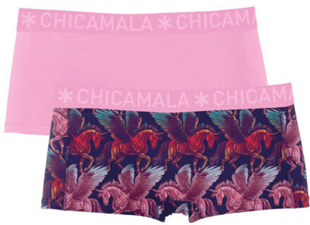 Muchachomalo Dames 2-pack boxershorts Roze - XL