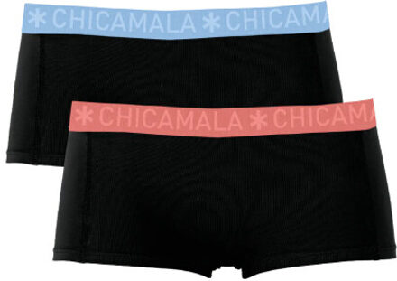 Muchachomalo Dames 2-pack boxershorts Zwart - S