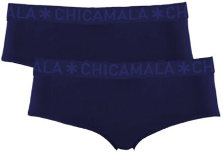 Muchachomalo Dames 2-pack briefs Blauw - L