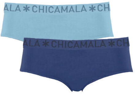 Muchachomalo Dames 2-pack briefs Blauw - S
