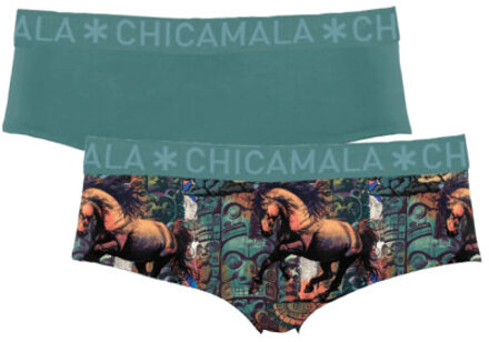 Muchachomalo Dames 2-pack briefs Veelkleurig - S