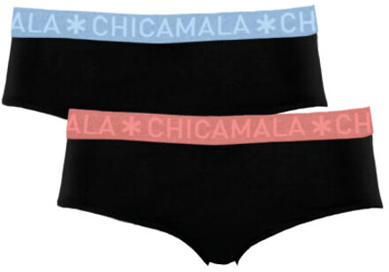 Muchachomalo Dames 2-pack briefs Zwart - M