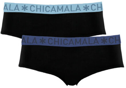 Muchachomalo Dames 2-pack briefs Zwart - S