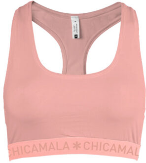 Muchachomalo Dames racerback effen pastelc Veelkleurig - L