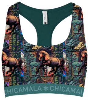 Muchachomalo Girls 1-pack racer back print - maat 110/116 Veelkleurig