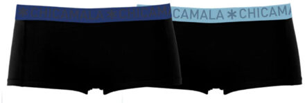 Muchachomalo Girls 2-pack boxer shorts solid Veelkleurig - 110/116