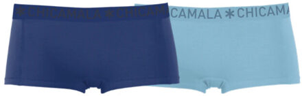 Muchachomalo Girls 2-pack boxer shorts solid Veelkleurig - 122/128