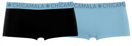 Muchachomalo Girls 2-pack boxer shorts solid Veelkleurig - 176