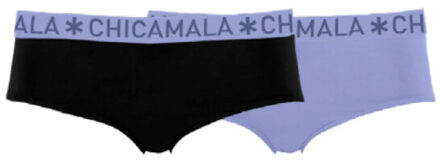 Muchachomalo Girls 2-pack hipster solid Veelkleurig - 104