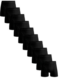 Muchachomalo Heren 10-pack boxershorts Zwart - S